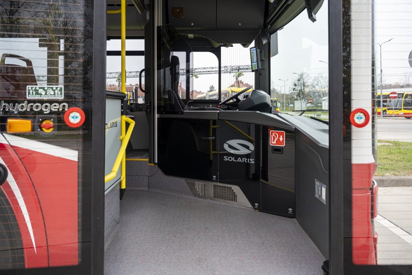 Solaris Urbino 12 hydrogen w zajezdni MPK Wrocław